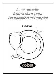 Mode d’emploi Cobal LVSI60X Lave-vaisselle