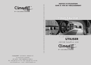 Mode d’emploi Climadiff CVP172 Cave à vin