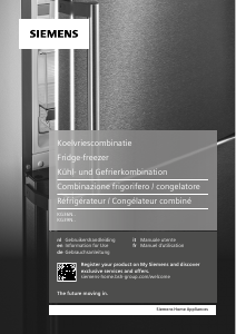 Manuale Siemens KG36NVIER Frigorifero-congelatore