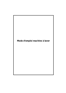 Mode d’emploi Clayton CL606AJ Lave-linge