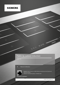Mode d’emploi Siemens EX875FVC1EB Table de cuisson