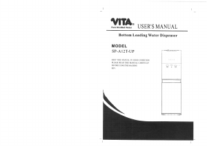 Handleiding Vita SP-A12T-UP Waterdispenser