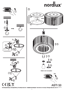 Handleiding Nordlux Asti 50 Lamp