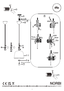 Bruksanvisning Nordlux Norbi 40 Lampa