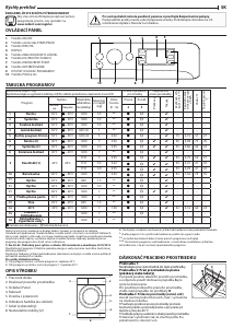 Návod Indesit BWSE 71295X WSV EU Práčka