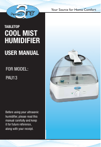 Manual Perfect Aire PAU13 Humidifier