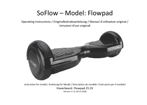 Manual SoFlow Flowpad Hoverboard