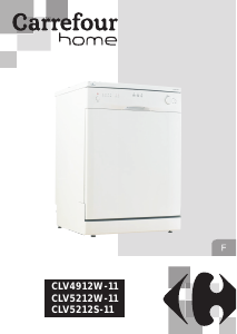 Mode d’emploi Carrefour Home CLV4912W-11 Lave-vaisselle
