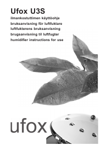 Manual Ufox U3S Humidifier