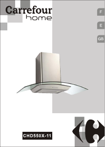 Mode d’emploi Carrefour Home CHD550X-11 Hotte aspirante