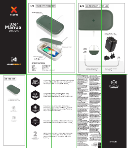 Mode d’emploi Xtorm XWUV15 Chargeur sans fil