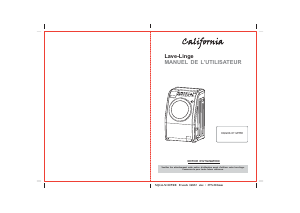 Mode d’emploi California XQG60-X112PRE Lave-linge