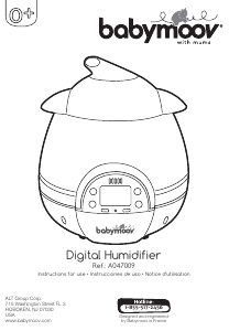 Manual de uso Babymoov A047009 Digital Humidificador