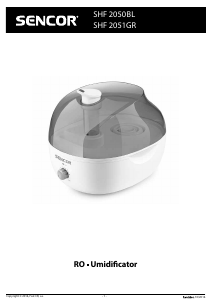 Manual Sencor SHF 2051GR Umidificator