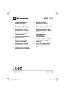 Manuale Einhell GC-EC 750 T Motosega