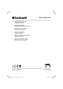 Manual Einhell TC-ID 1000 E Kit Berbequim de percussão