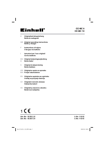 Manual Einhell CC-BC 12 Jump Starter