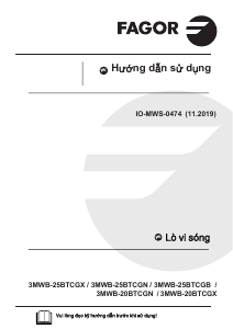 Hướng dẫn sử dụng Fagor 3MWB-20BTCGN Lò vi sóng