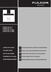 Manuale Fulgor FPRHD 482 TC X Cappa da cucina