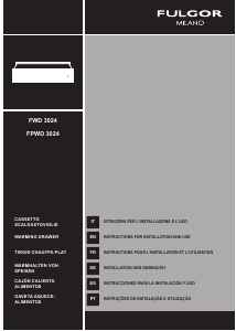 Manual Fulgor FWD 3024 X Warming Drawer