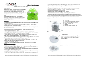 Manuál Hadex V098B Zvlhčovač