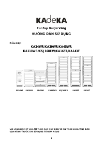 Hướng dẫn sử dụng Kadeka KA24WR Tủ rượu vang