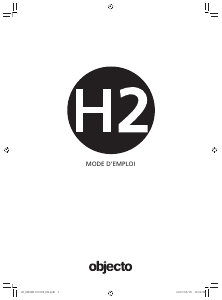 Mode d’emploi Objecto H2 Humidificateur
