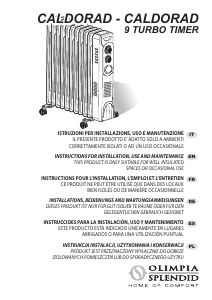 Instrukcja Olimpia Splendid Caldorad 9TT Ogrzewacz
