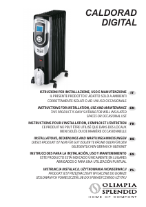 Manual Olimpia Splendid Caldorad Digital Heater