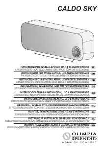 Instrukcja Olimpia Splendid Caldo Sky Ogrzewacz