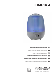 Manual Olimpia Splendid Limpia 4 Humidifier