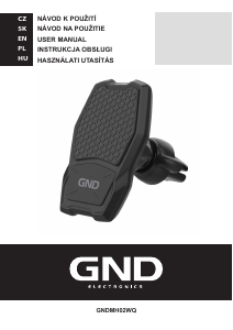 Manual GND GNDMH02WQ Phone Mount