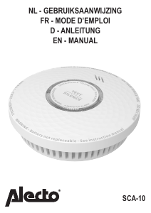 Manual Alecto SCA-10 Smoke Detector