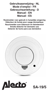 Manual Alecto SA 19/5 Smoke Detector