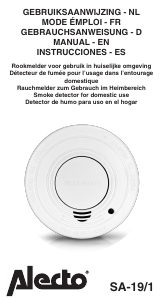 Manual Alecto SA 19/1 Smoke Detector