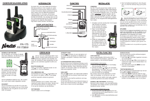 Mode d’emploi Alecto FR-175BW Talkie-walkie