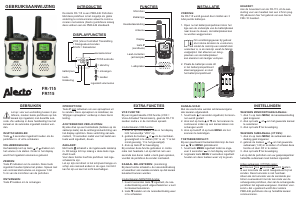 Mode d’emploi Alecto FR-115 Talkie-walkie