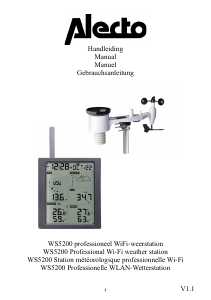 Handleiding Alecto WS-5200 Weerstation