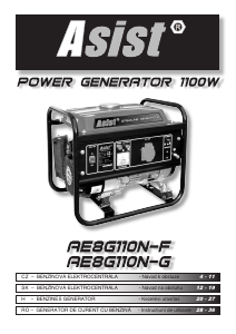 Manual Asist AE8G110N-F Generator