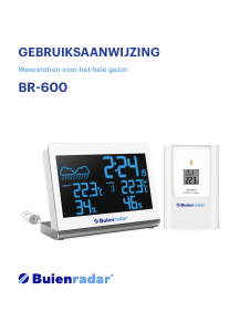 Handleiding Buienradar BR-600 Weerstation