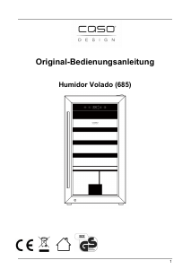 Bedienungsanleitung Caso Volado 685 Humidor