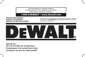 Handleiding DeWalt D55146 Compressor