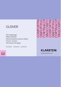 Manual Klarstein 10040250 Clover Watch Winder