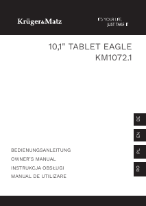 Manual Krüger and Matz KM1072.1 Eagle Tabletă