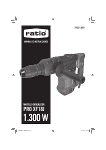 Manual de uso Ratio PRO XF18J Martillo de demolición