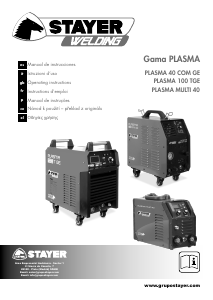 Mode d’emploi Stayer Plasma 100 T GE Soudeuse