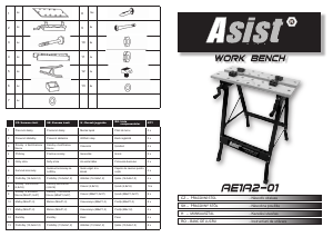 Manual Asist AE1A2-01 Banc de lucru