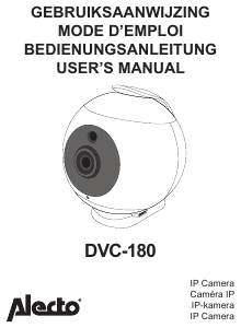 Handleiding Alecto DVC-180 IP camera