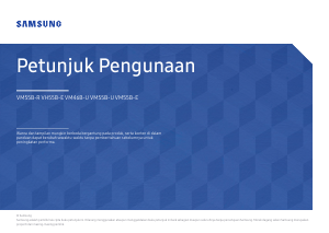 Panduan Samsung VM55B-E Monitor LED