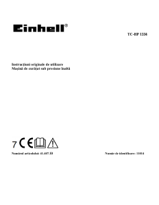 Manual Einhell TC-HP 1334 Curatitor presiune